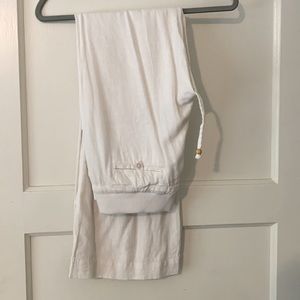Cute white linen pants